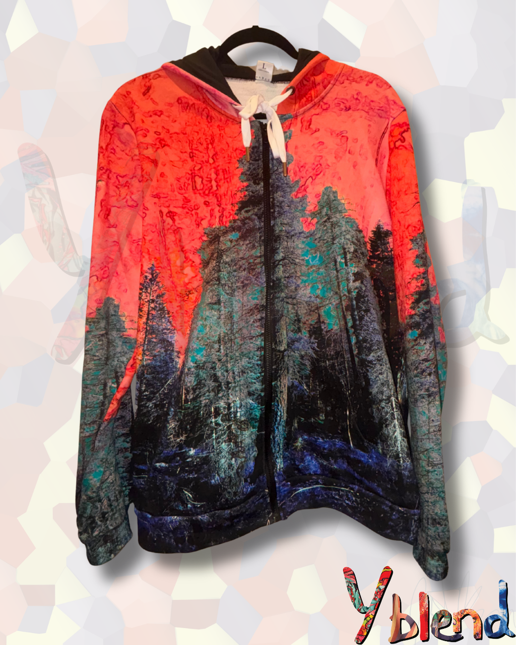 every tree is a main character zip-up hoodie