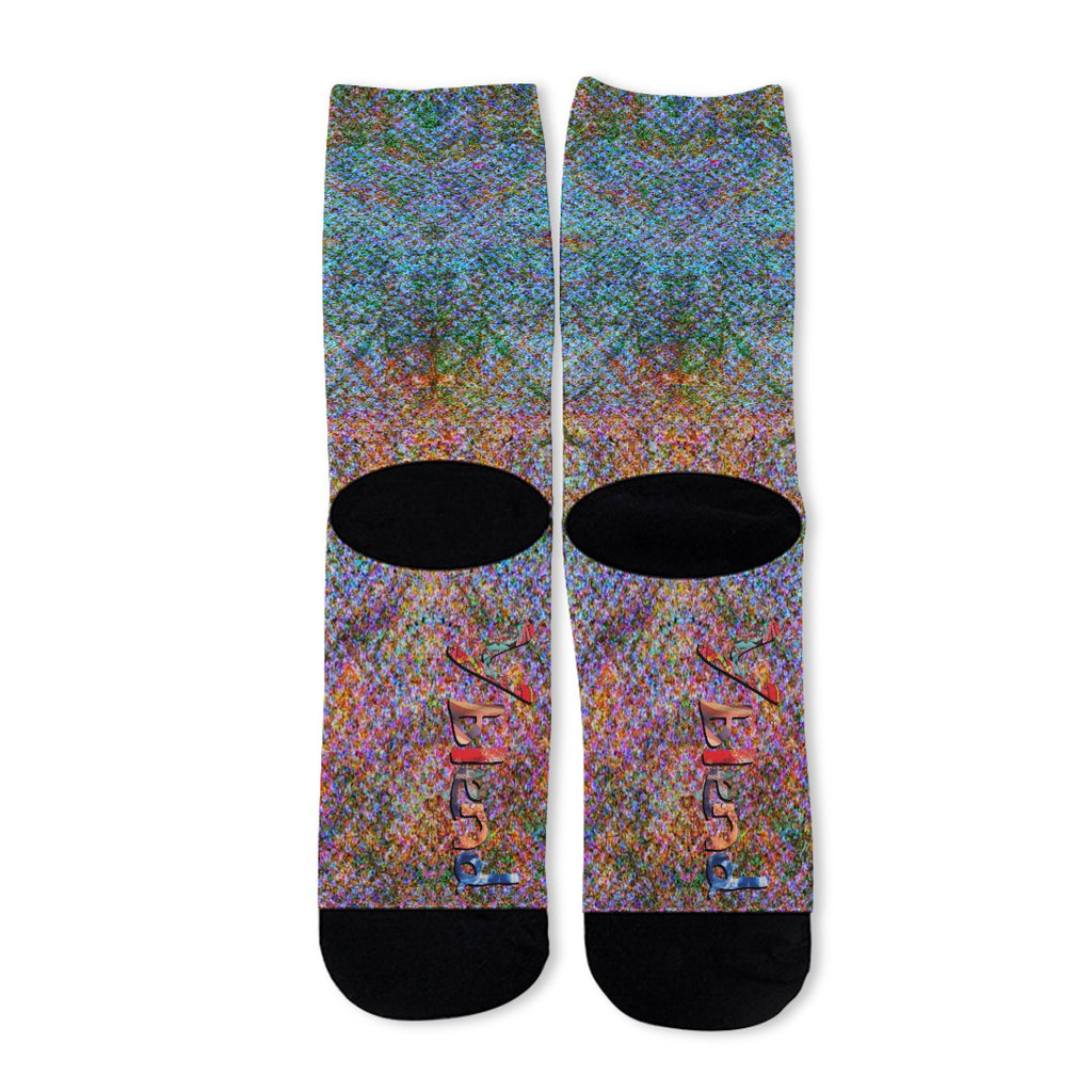 Sacred Faces Long Socks