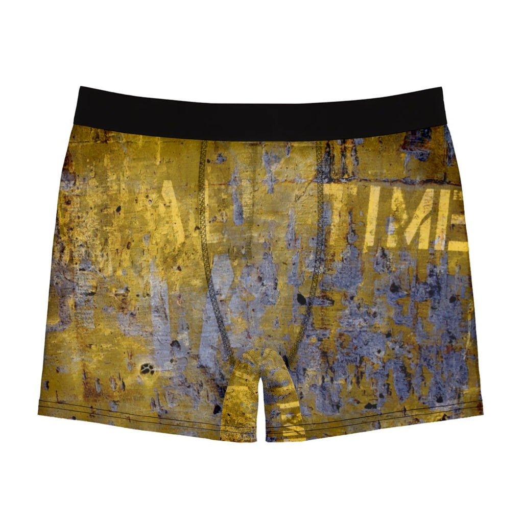 Scrapes in Yellow Boxer Briefs