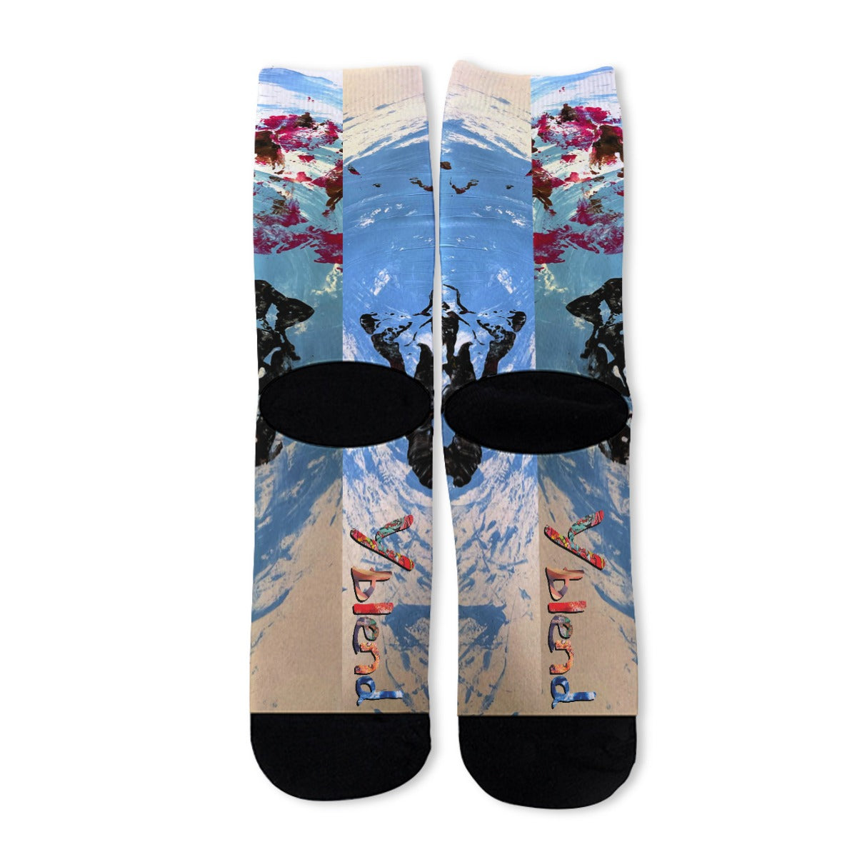 LETTUCE PAINT XVII Long Socks