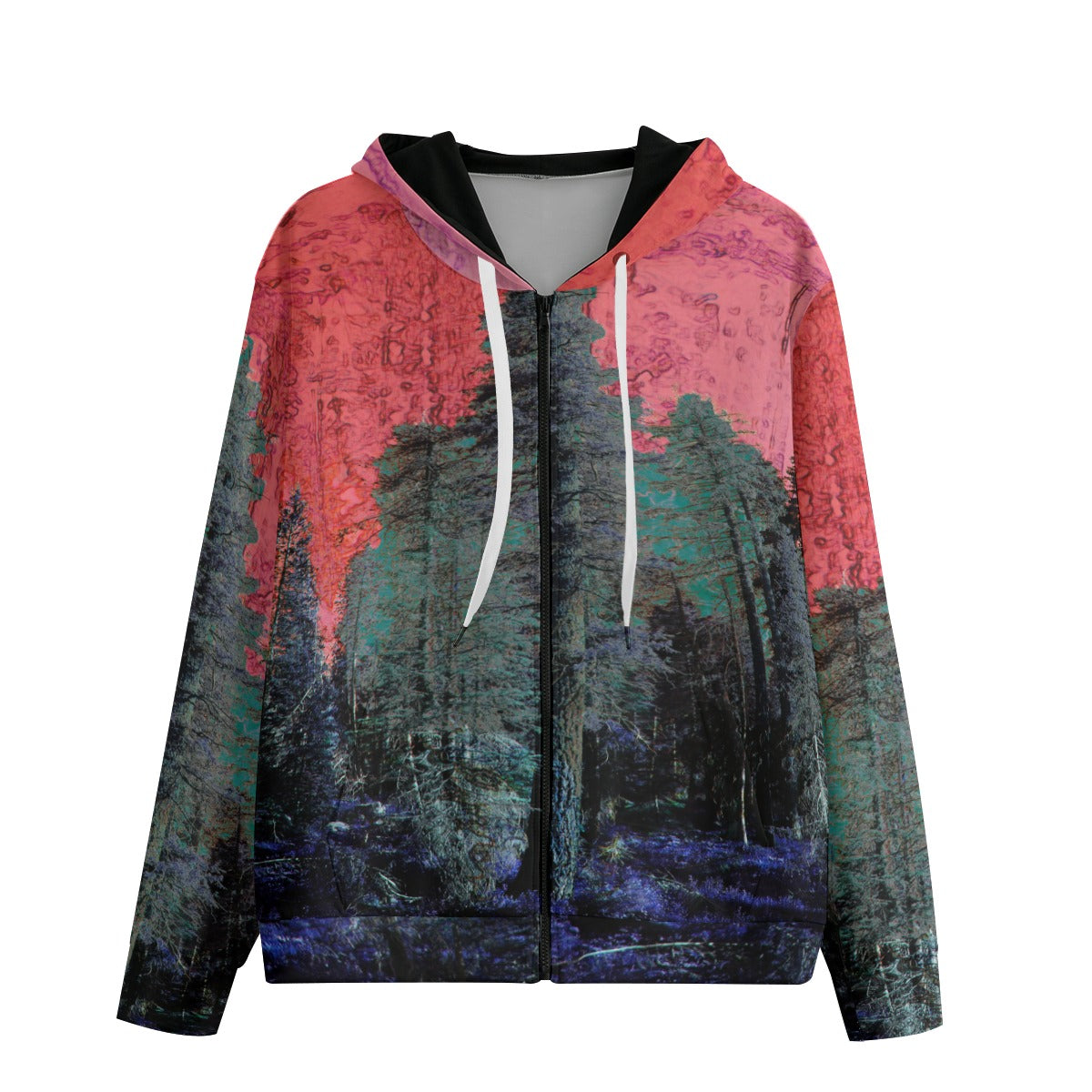 every tree is a main character zip-up hoodie