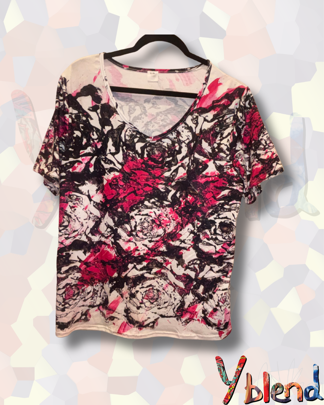 LETTUCE PAINT XXI Deep V T-Shirt
